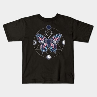 Transgender Butterfly Kids T-Shirt